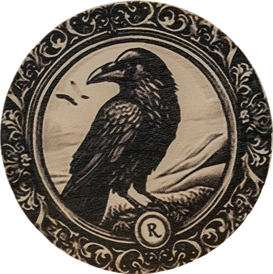 Houten bordjes 'Raven'