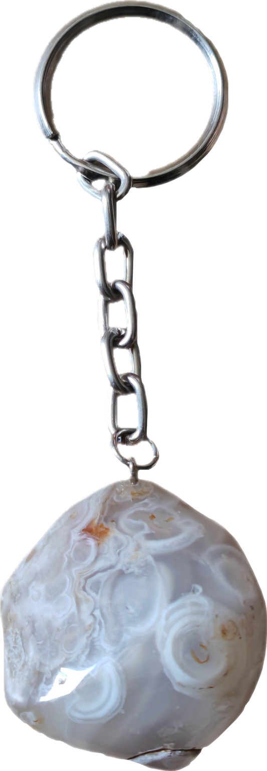 Agaat sleutelhanger